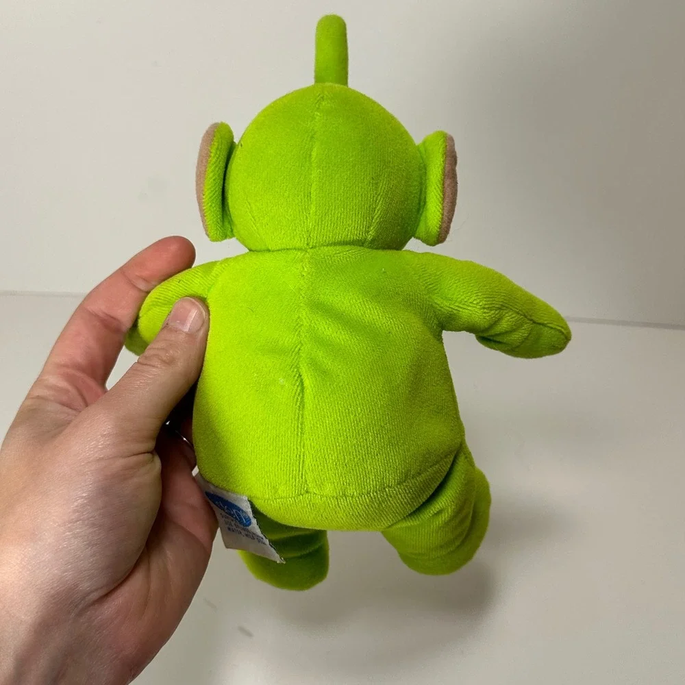 Vintage 1998 Teletubbies Dipsy Plush Eden Green Bean Bag Toy Sparkle Tummy 8